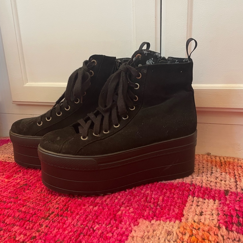 Dolls Kill Platform Creeper Ankle Boots